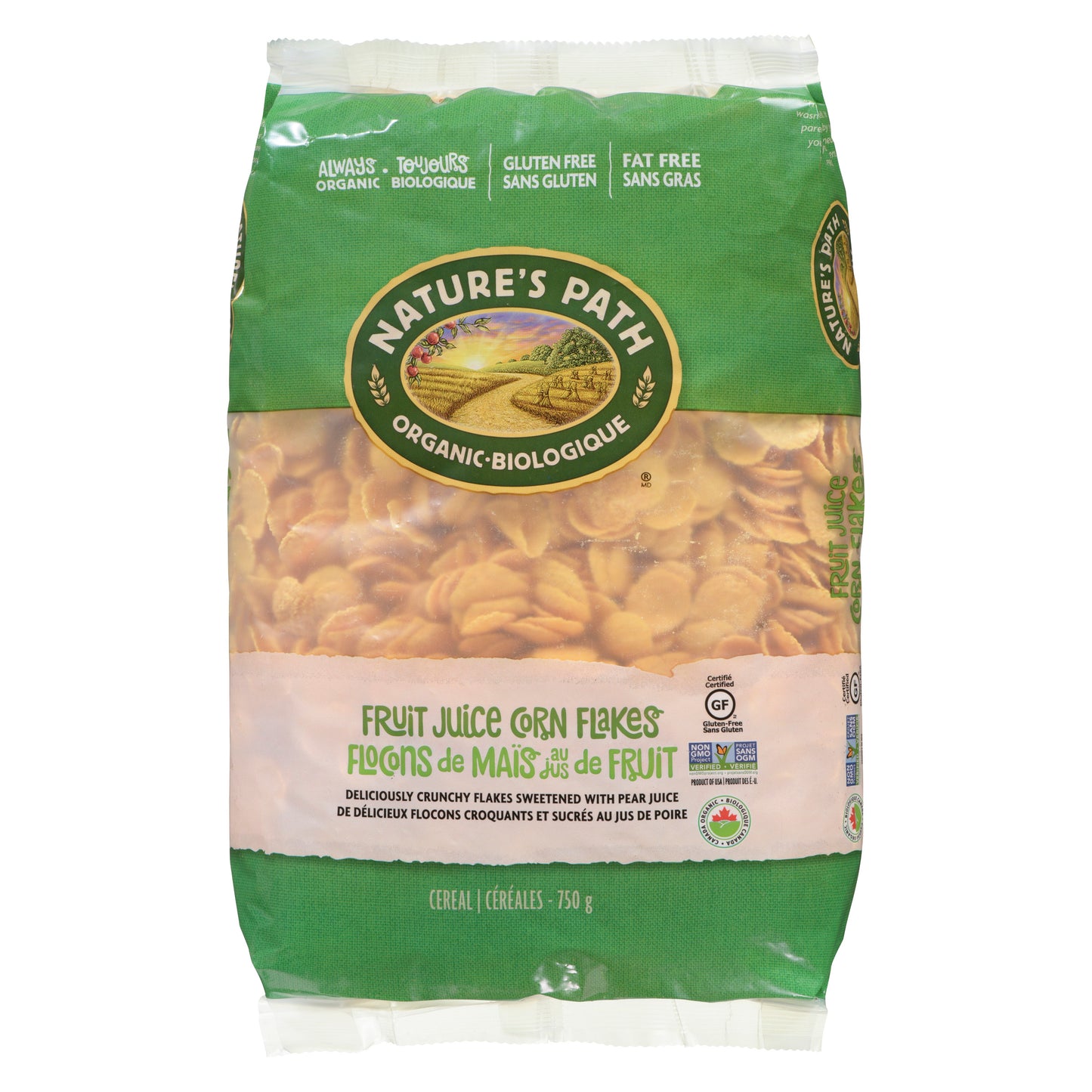 Nature's Path Organic Fruit Juice Corn Flakes Eco Pack 750G