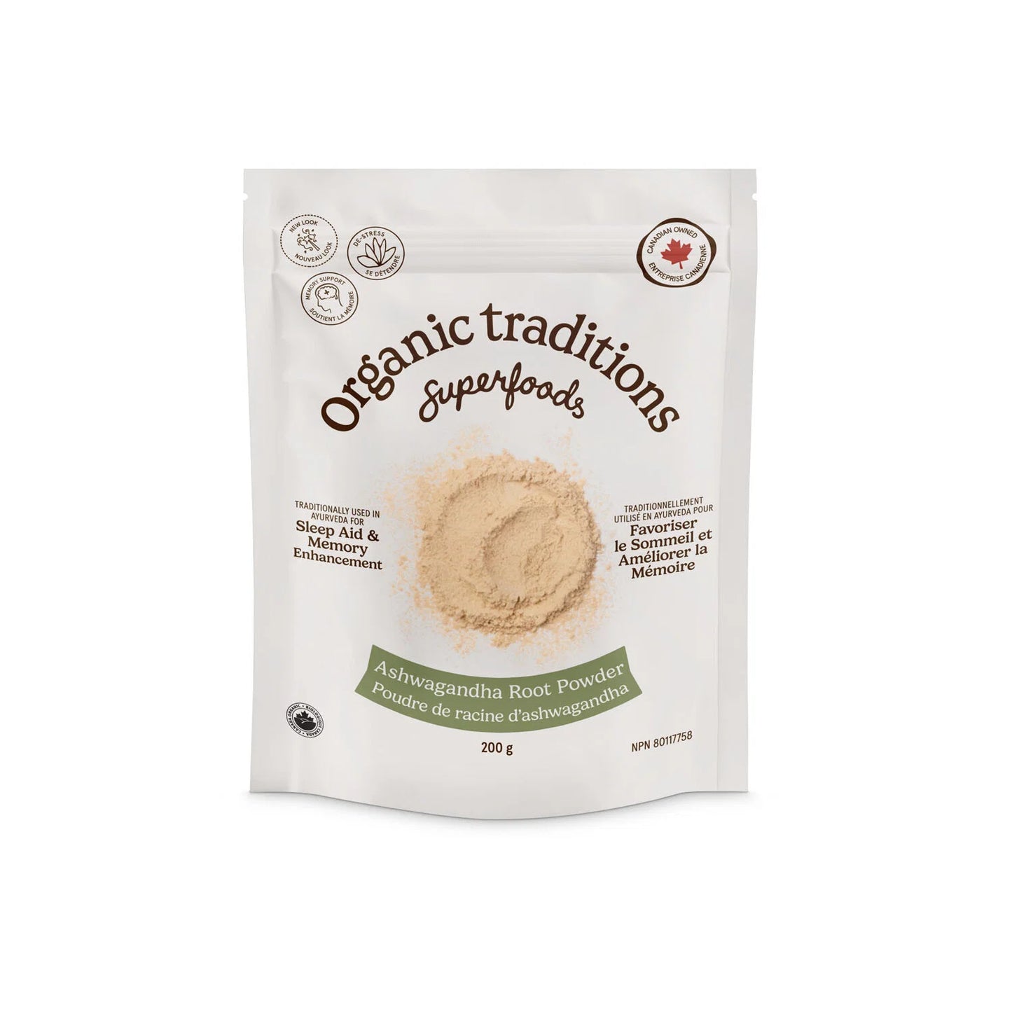 Organic Traditions Ashwagandha Powder 220G