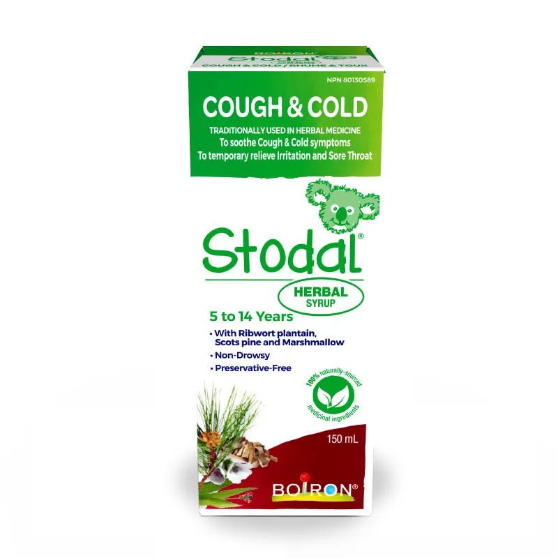Boiron Stodal Cough & Cold Herbal Syrup 5-14 years 150ml