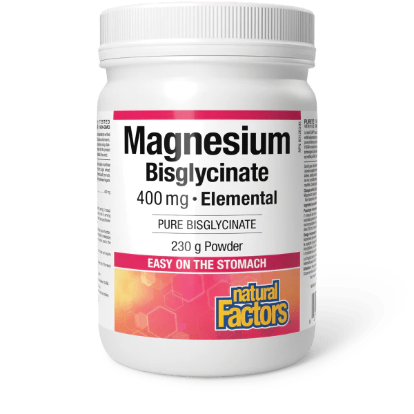 Natural Factors Magnesium Bisglycinate 400mg 230g
