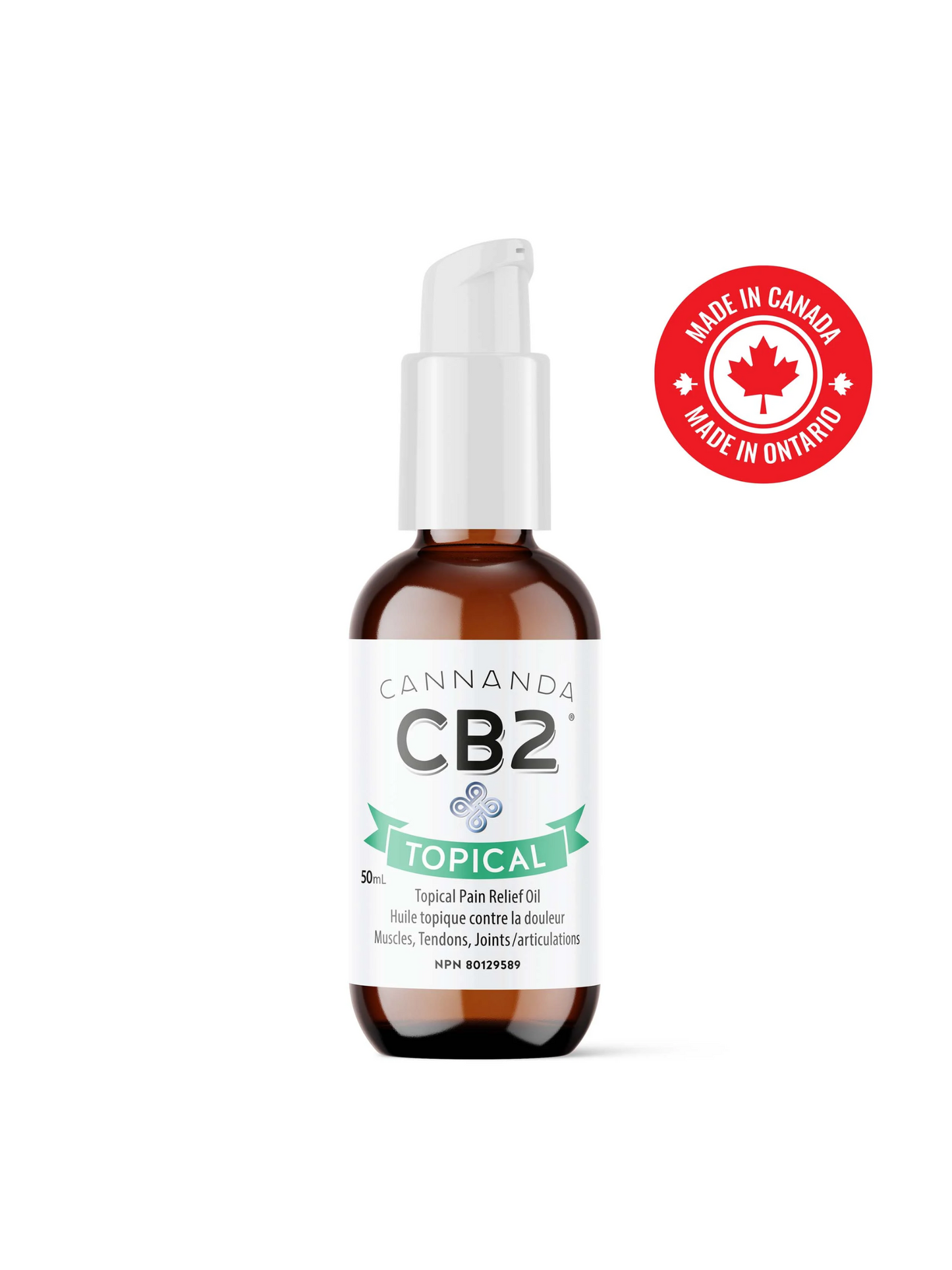 CB2 Topical Pain Relief Oil 50ml