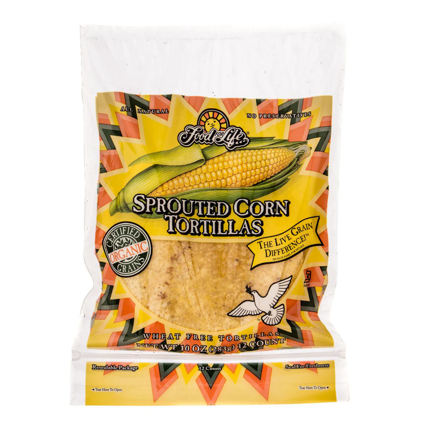Food For Life Corn Tortilla 283g Frozen