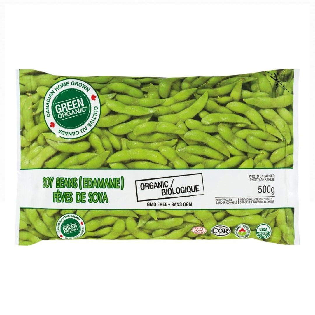 Green Organic Edamame 500g (Frozen)