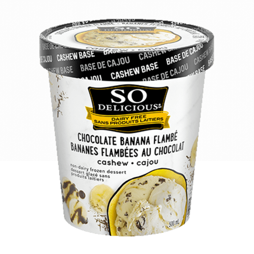 So Delicious Chocolate Banana Flambe 500ml Frozen