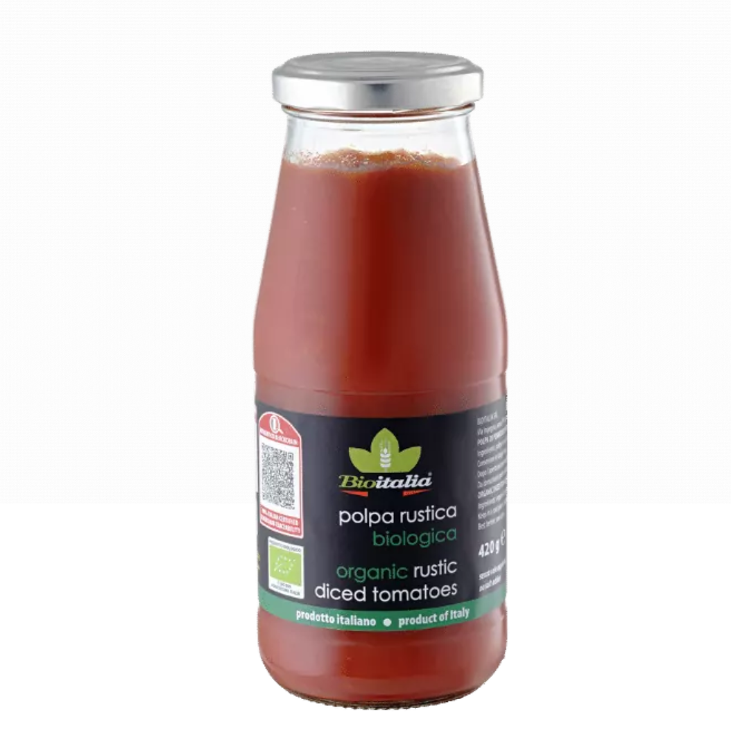 Bioitalia Rustic Chopped Tomatoes 418ml
