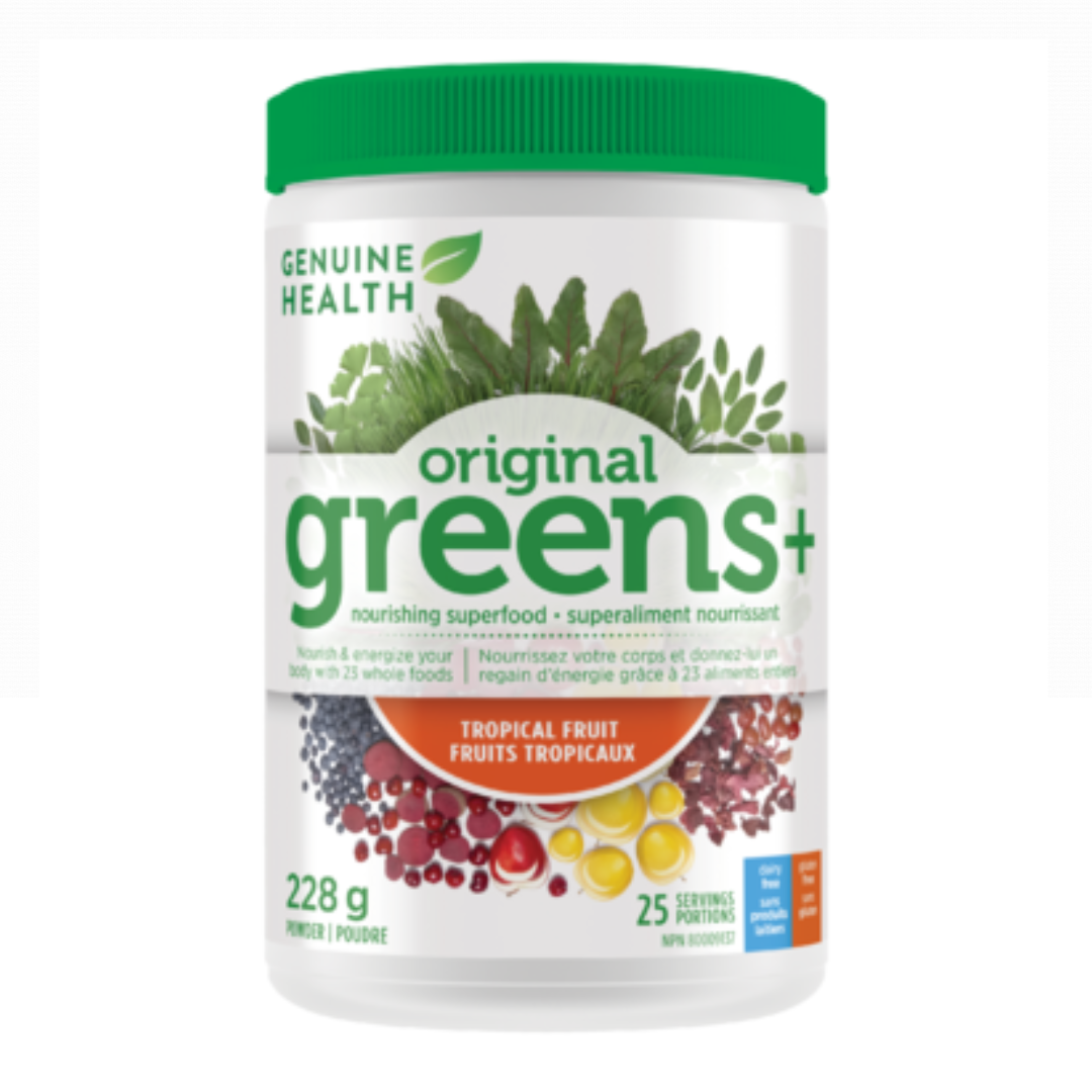 Genuine Health Greens + Tropical Fruit 228g (25 Servings)
