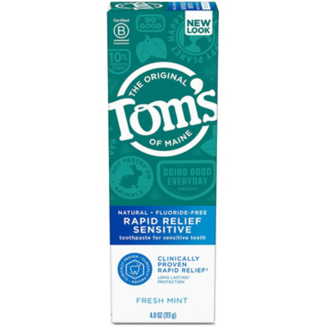 Tom's of Maine Rapid Relief Sensitive Toothpaste 76ml