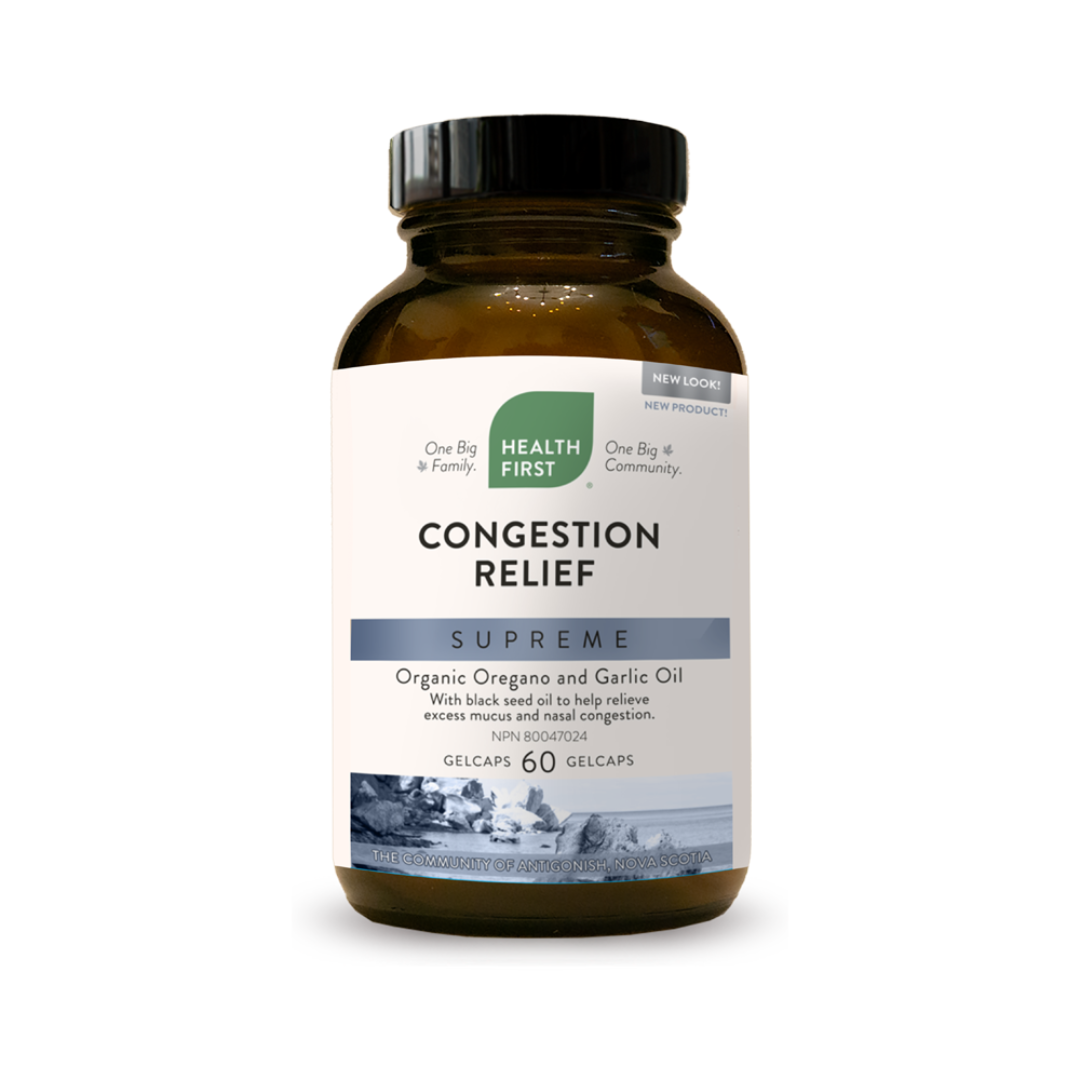 Health First Congestion Relief Supreme 60 GelCaps