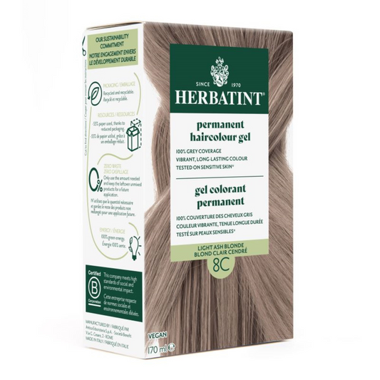 Herbatint Permanent Haircolor 8C Light Ash Blonde