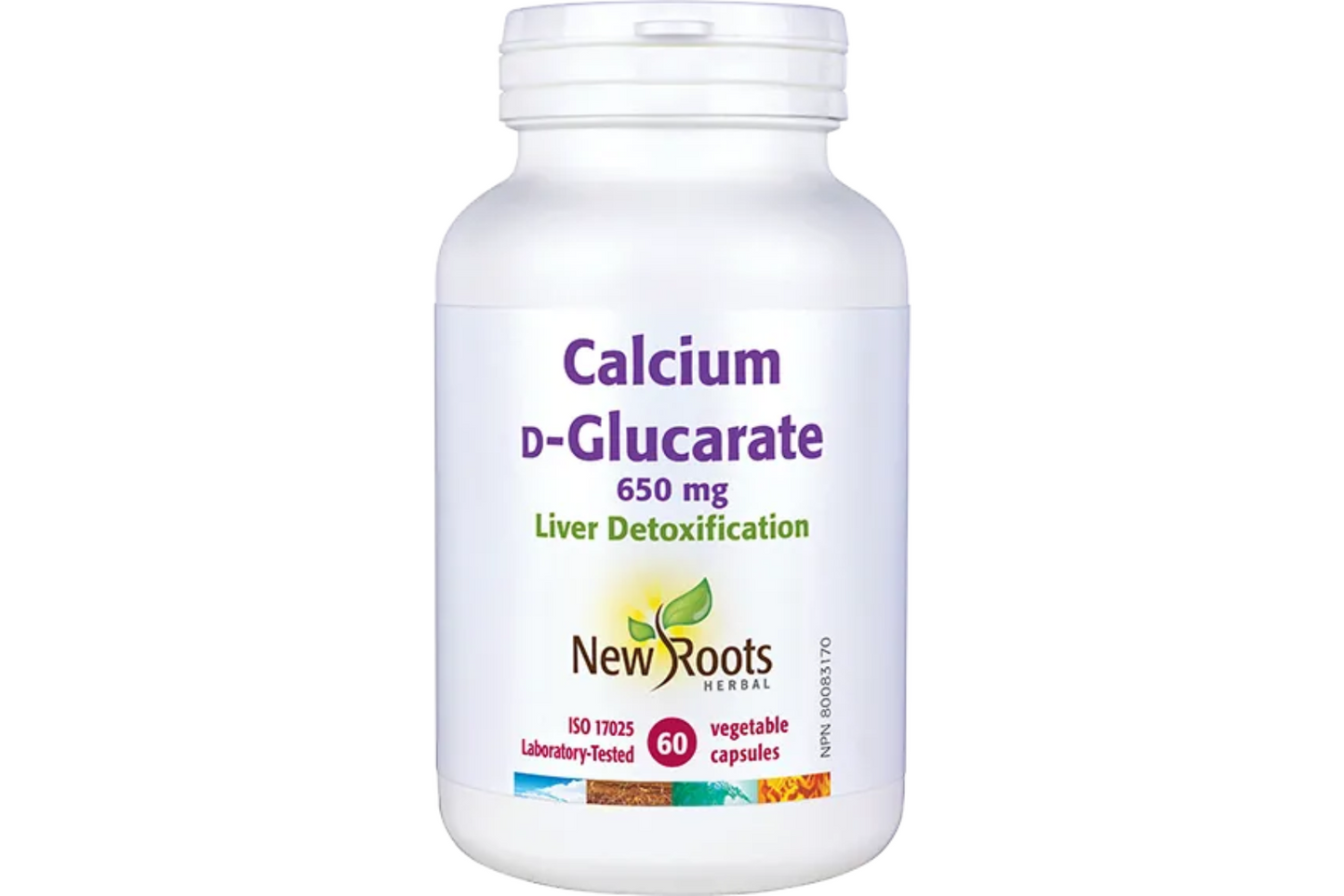 New Roots Calcium D-Glucarate 650mg 60Cap