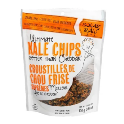 Solar Raw Kale Chips Better Than Cheddar 100g