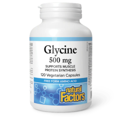 Natural Factors L-Glycine 500mg 120 Capsules
