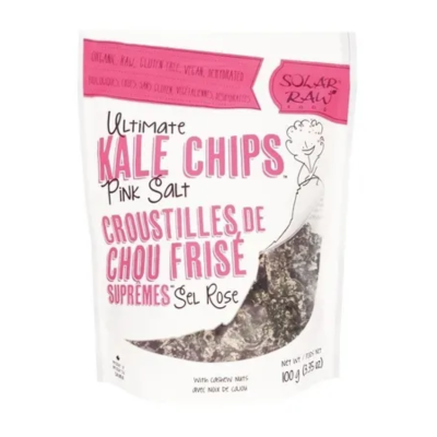 Solar Raw Kale Chips Pink Salt 100g