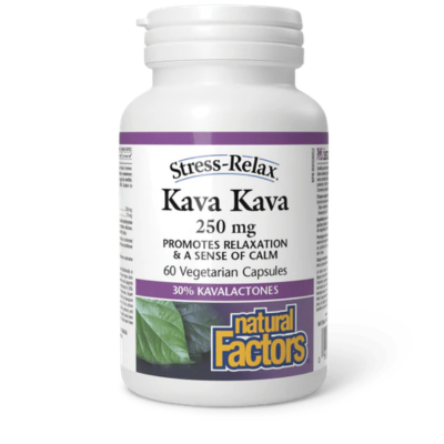 Natural Factors Kava Kava 250mg 60 veg caps