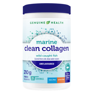 Genuine Health Clean Collagen Marine 210g Unflavoured
