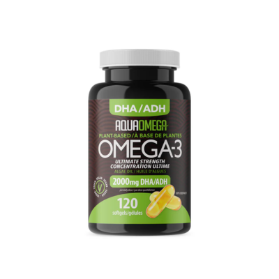 AquaOmega Plant-Based Omega-3 120 softgels