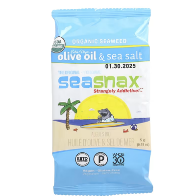 Seasnax Olive Oil & Sea Salt 5g