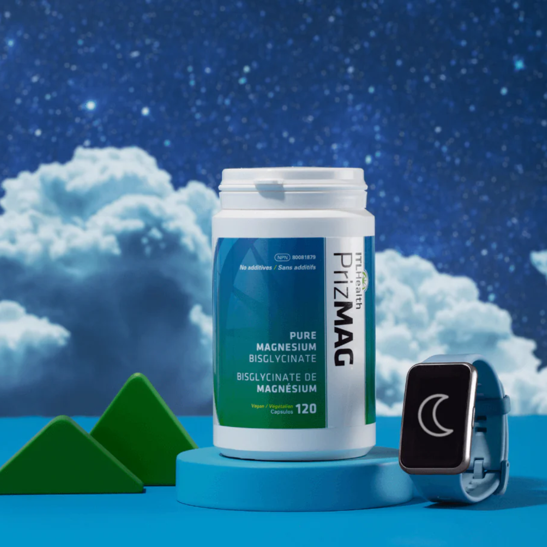 PrizMAG Pure Magnesium Bisglycinate 120vcap
