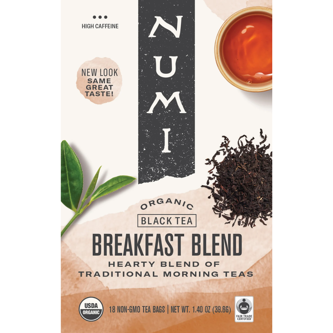 Numi Aged Black Breakfast Blend Organic 18 Tea Bags