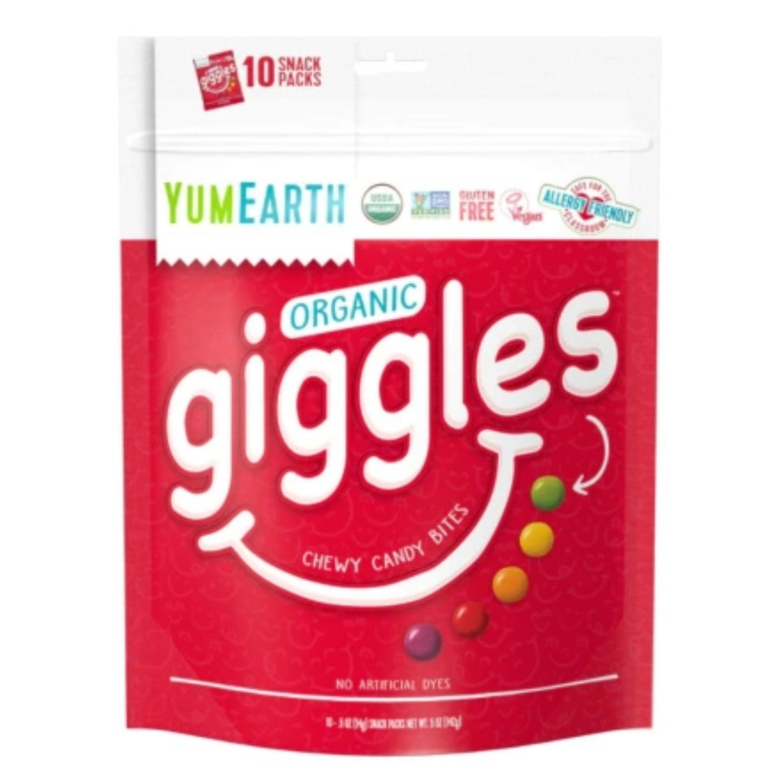 YumEarth Organic Giggles Chewy Candy Bites 142g