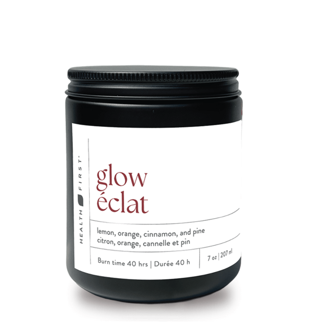 Health First GLOW Holiday Wellness Candle 7oz