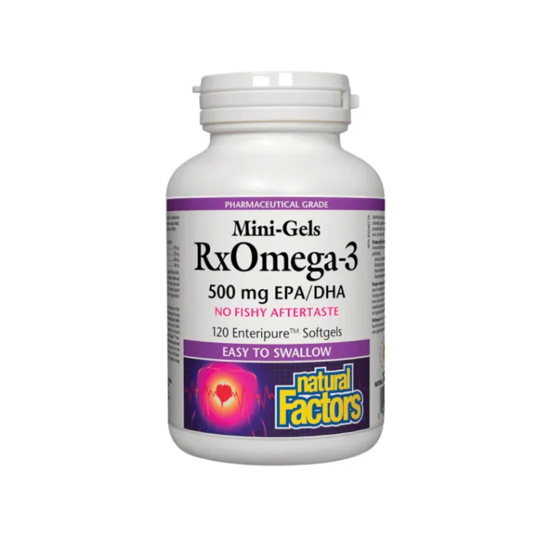 Natural Factors RxOmega-3 120 Mini Gels