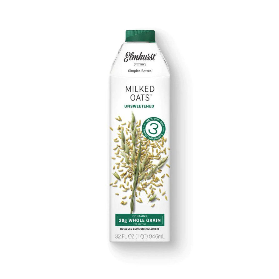 Elmhurst Milked Unsweetened Oats 946ml