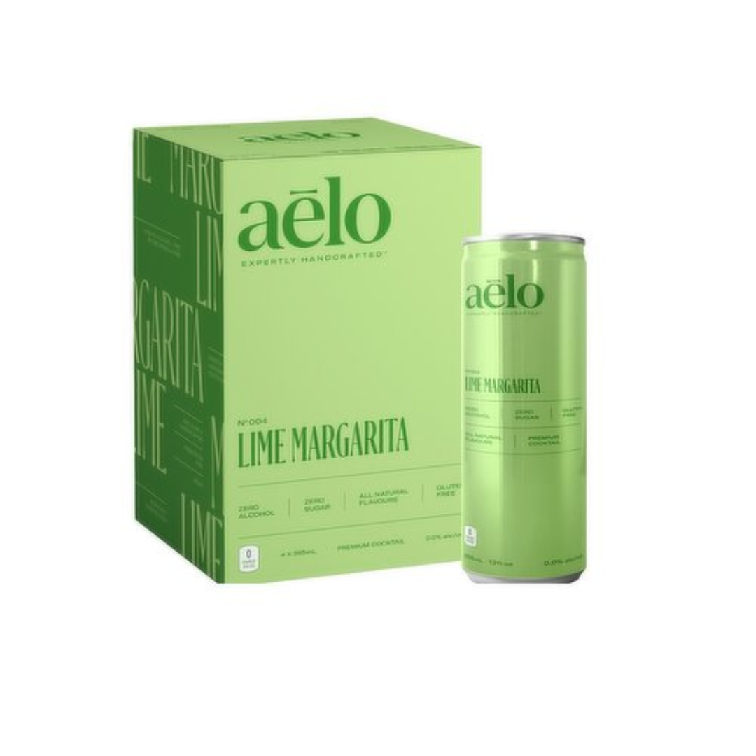 Aelo Lime Margarita Non Alcoholic 4x355ml