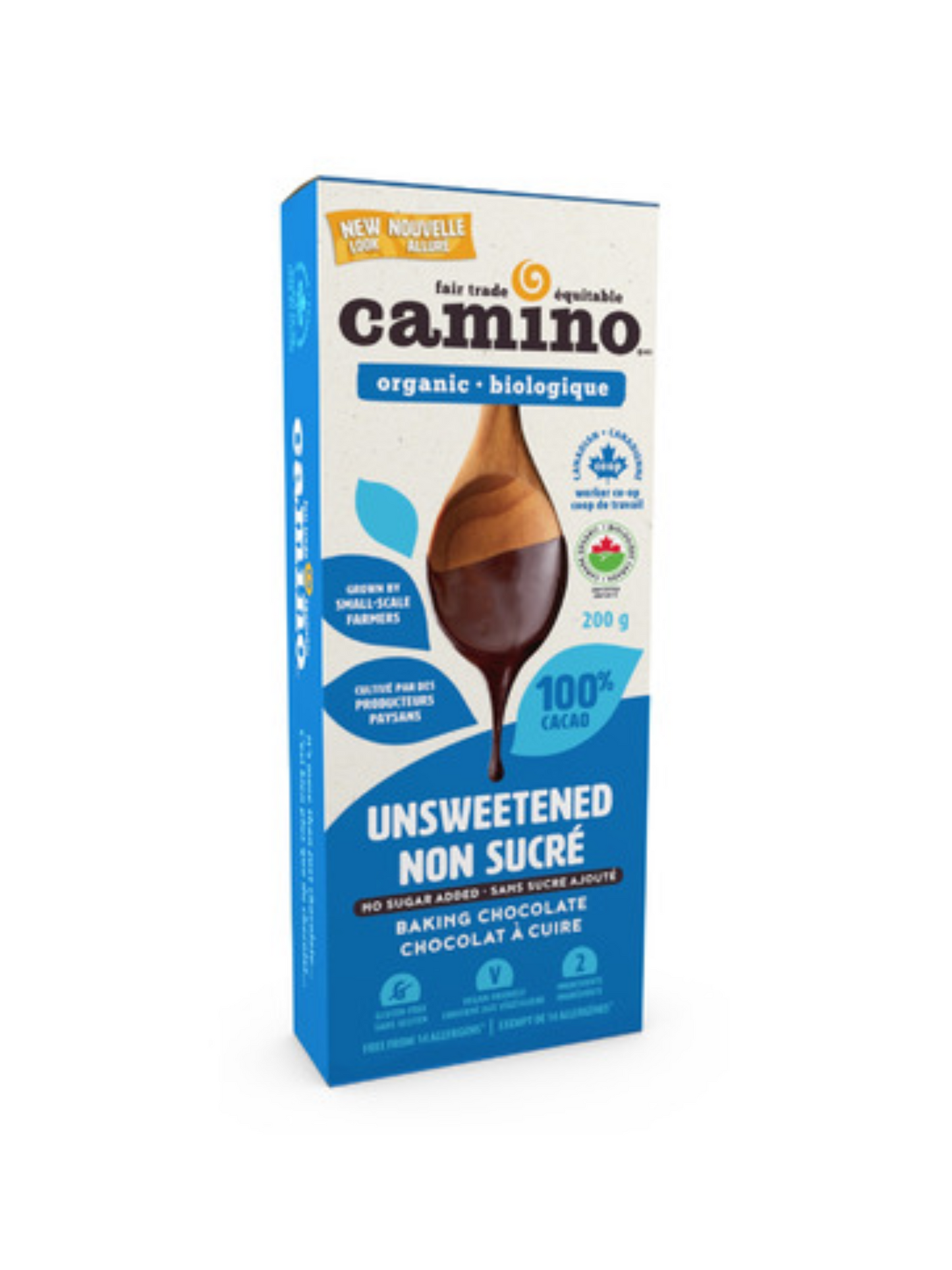Camino Unsweetened Baking Chocolate (Organic) 200g