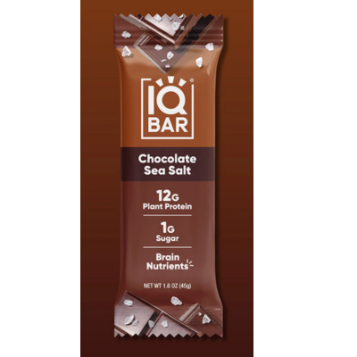 IQ bar Chocolate Sea Salt 45g