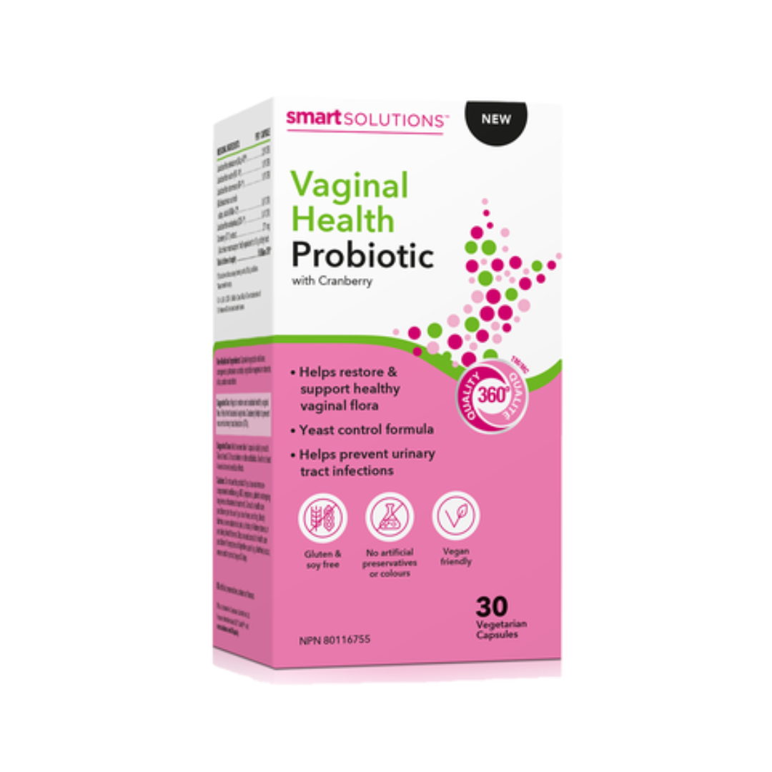 Smart Solutions Vaginal Health Probiotic 30 Veg Capsules