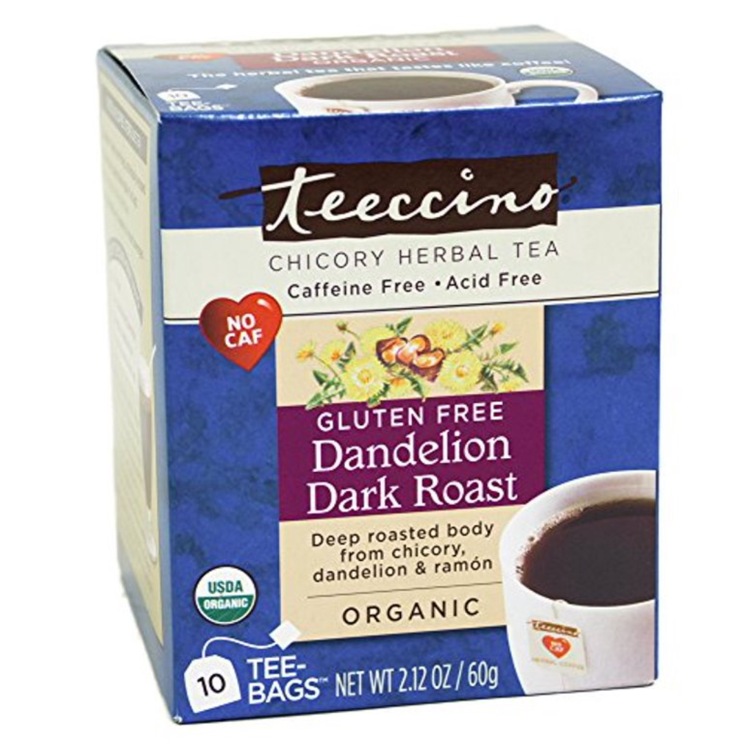 Teeccino Dandelion Dark Roast 10 Teabags