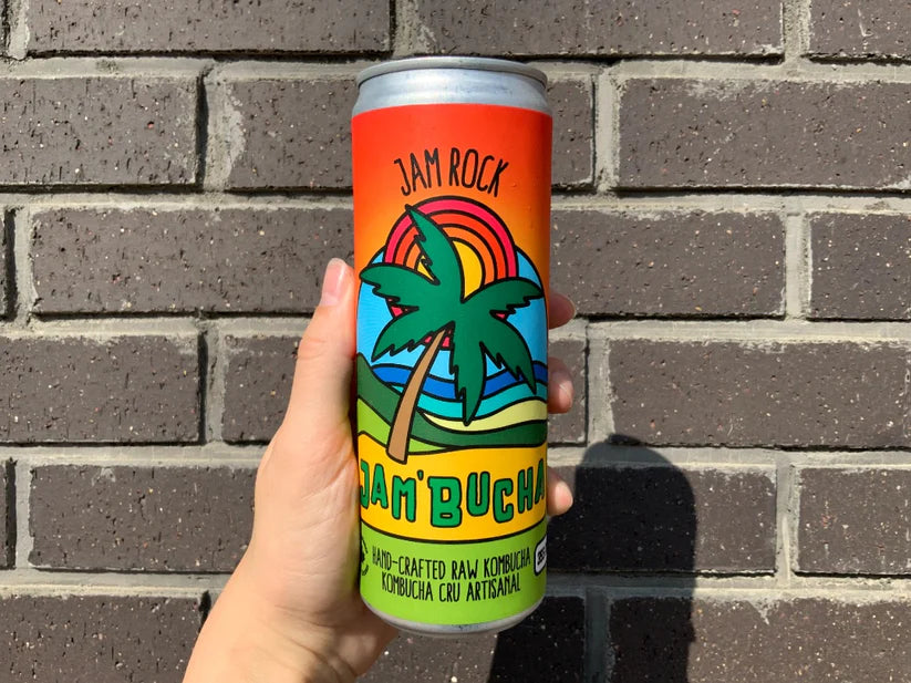 Jam’bucha Kombucha - Hibiscus Ginger (Jam Rock)