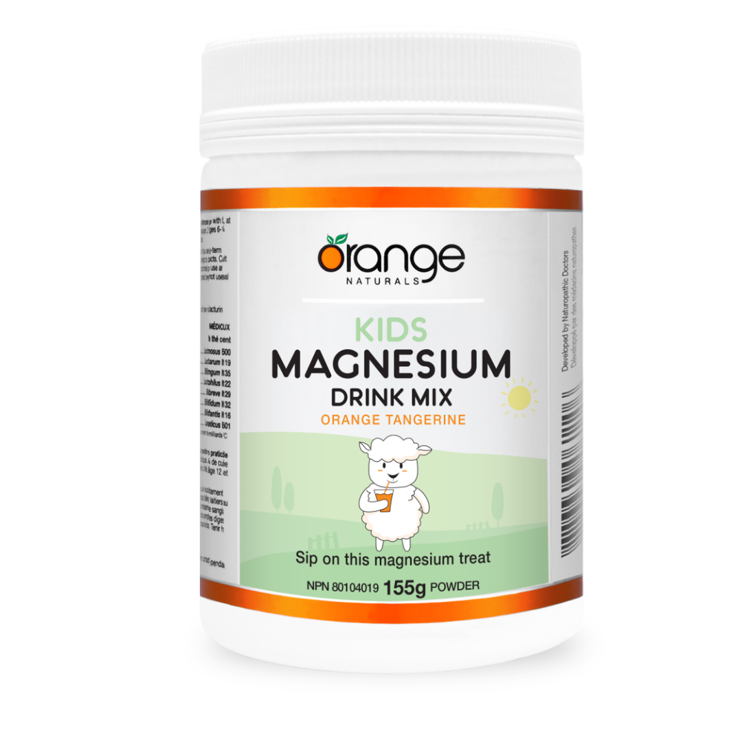 Orange Naturals Kids Magnesium Drink Mix 155g Orange Tangerine