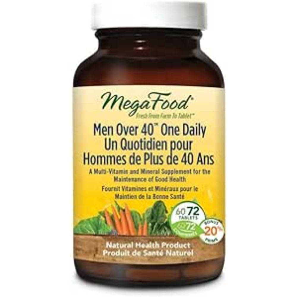 Mega Food Men's Over 40 One Daily 72 Tablets