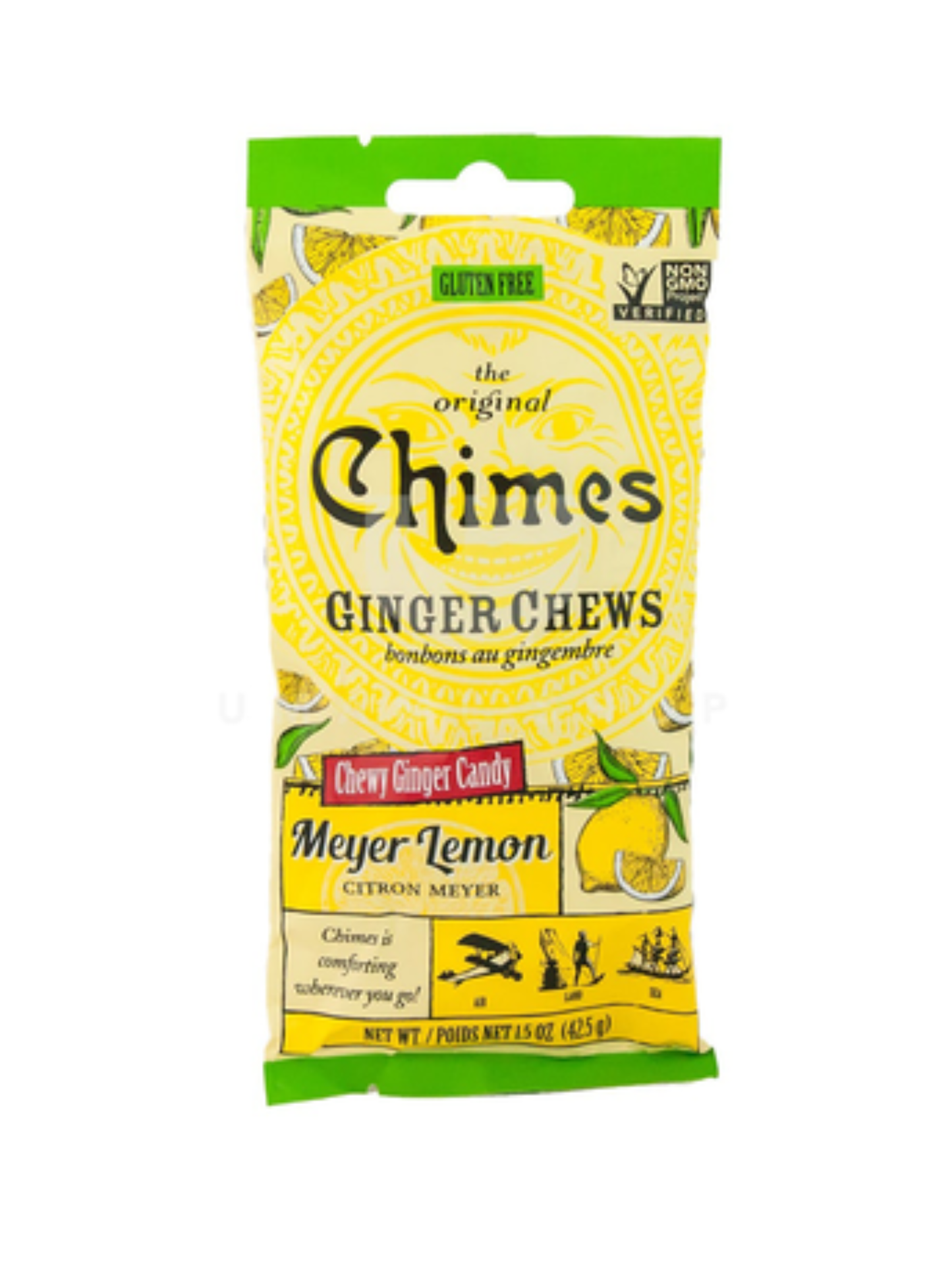 Chimes Meyer Lemon Ginger Chews 3.5oz