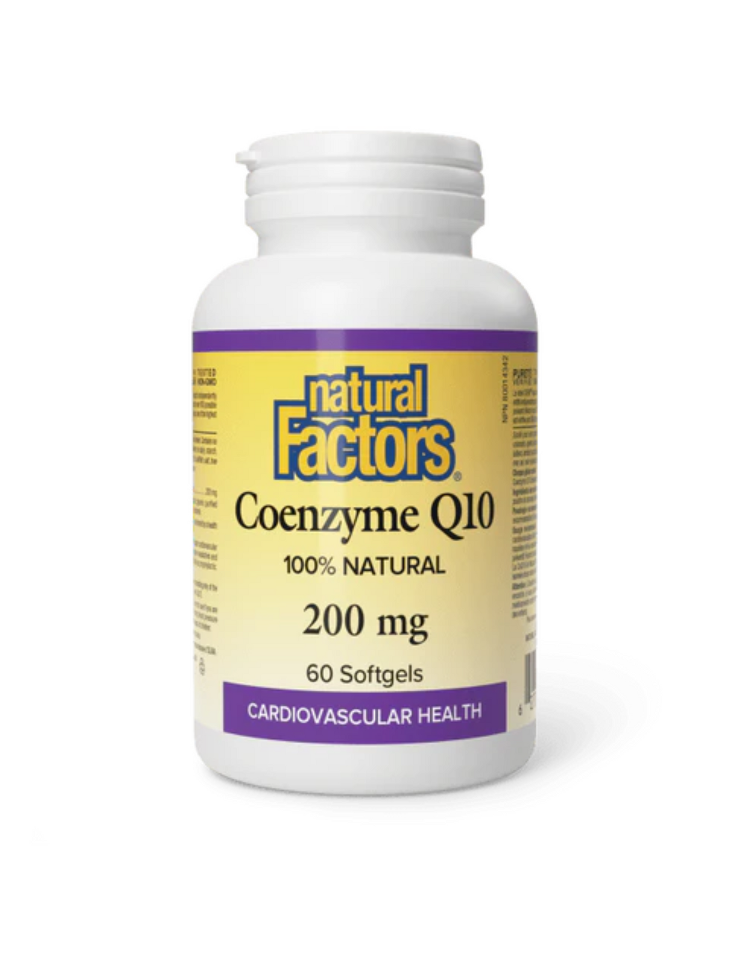 Natural Factors Coenzyme Q10 200mg 60 Softgels