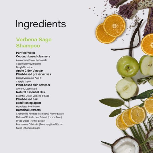 Phillip Adam Shampoo Verbena Sage 355ml