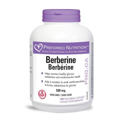Preferred Nutrition Berberine 120 Capsules
