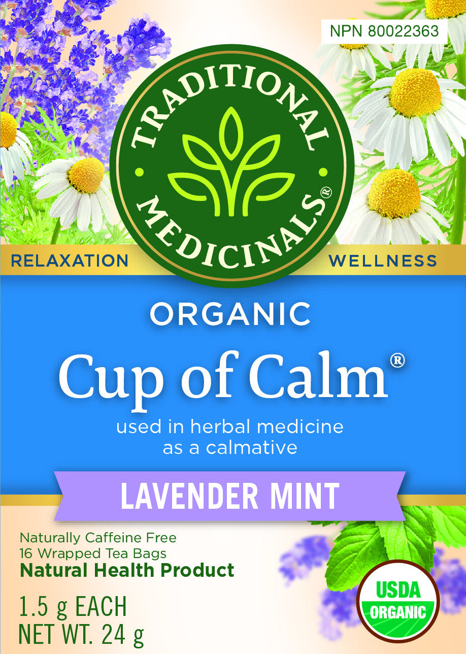 Traditional Medicinals Organic Cup Of Calm 16 Tea Bags