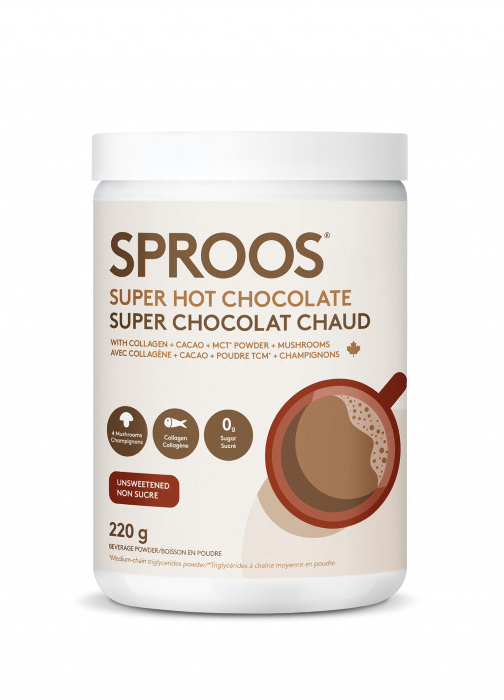 Sproos Super Hot Chocolate 220G