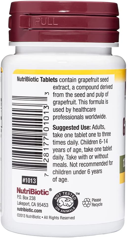 Nutribiotic Grapefruit Seed 100 Tabs