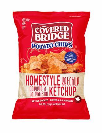 Covered Bridge Homestyle Ketchup Chips 170g