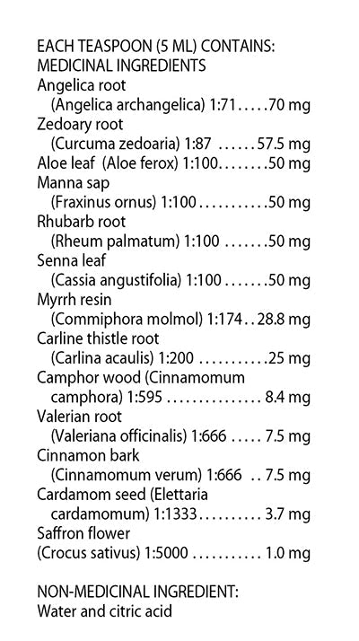 Flora Maria's Swedish Bitters 100ml Alcohol Free