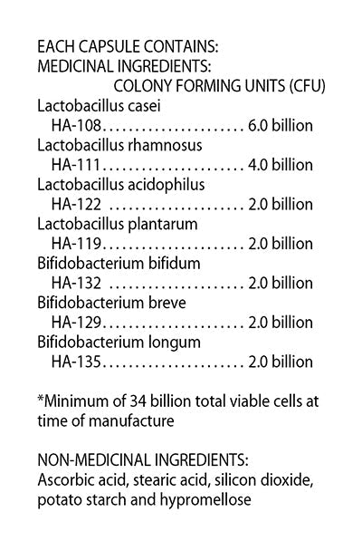 Flora Senior's Probiotic 60 Caps