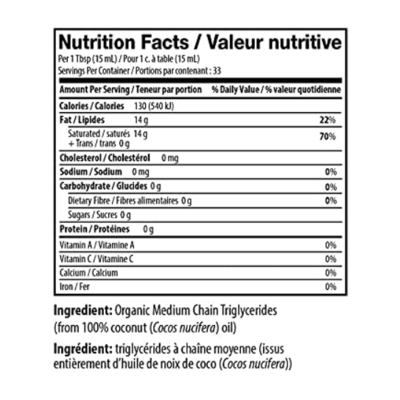 Alpha Organic MCT Oil 500ml