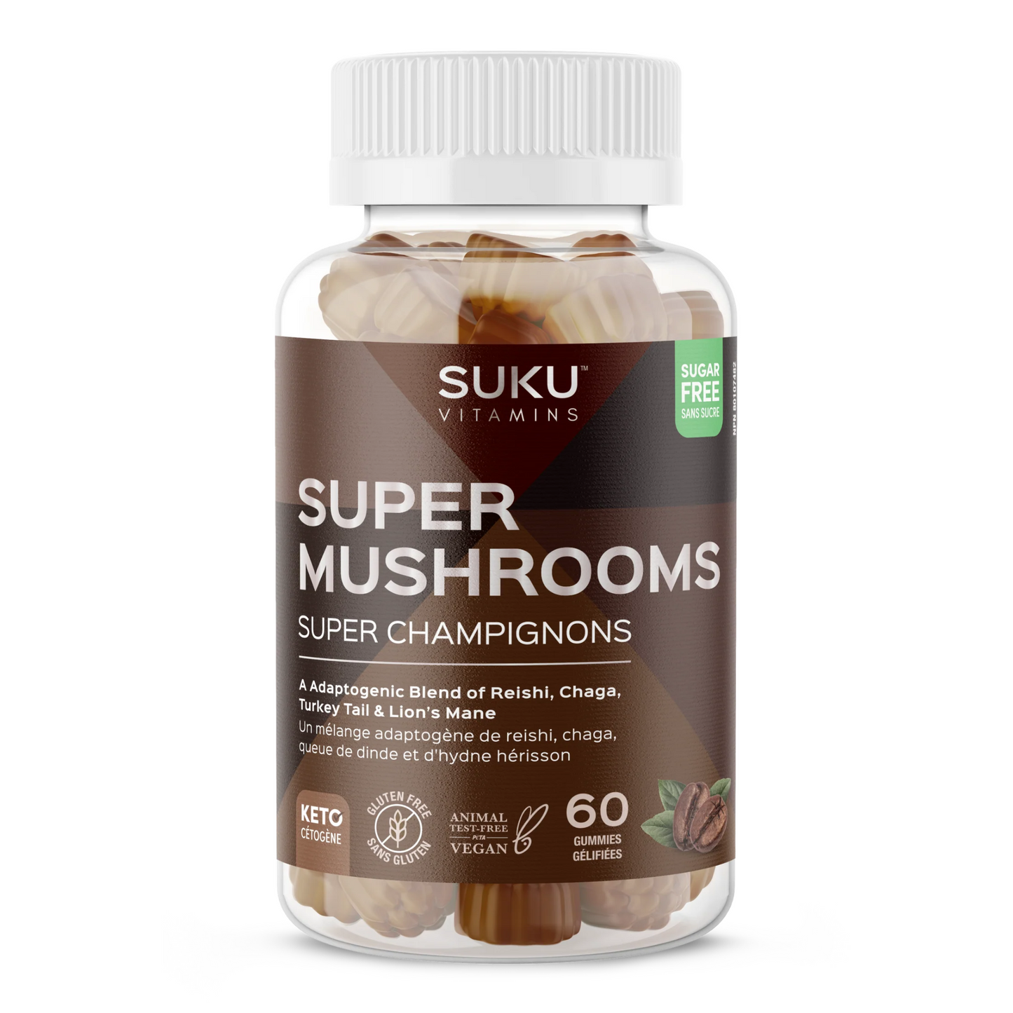 SUKU Super Mushrooms 60 Gummies