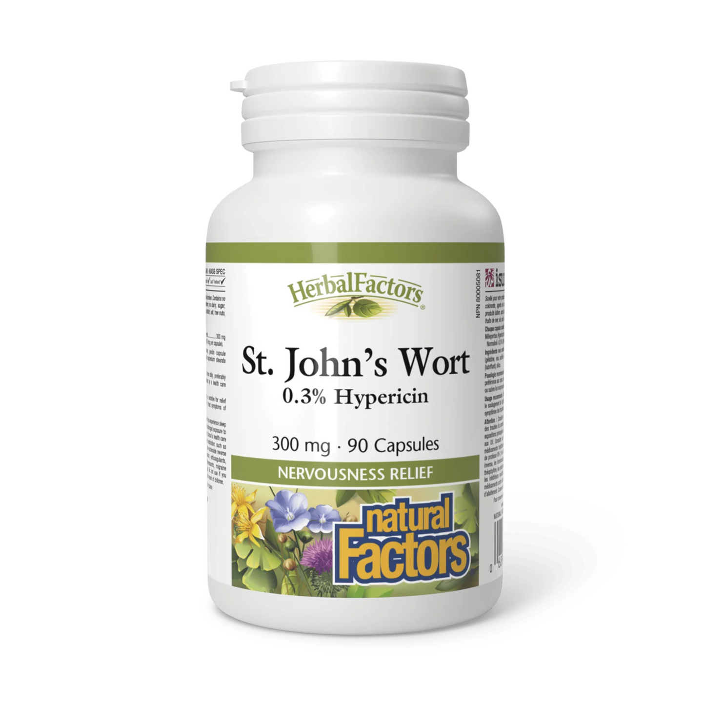 Natural Factors St. John's Wort 300 mg 90 Capsules