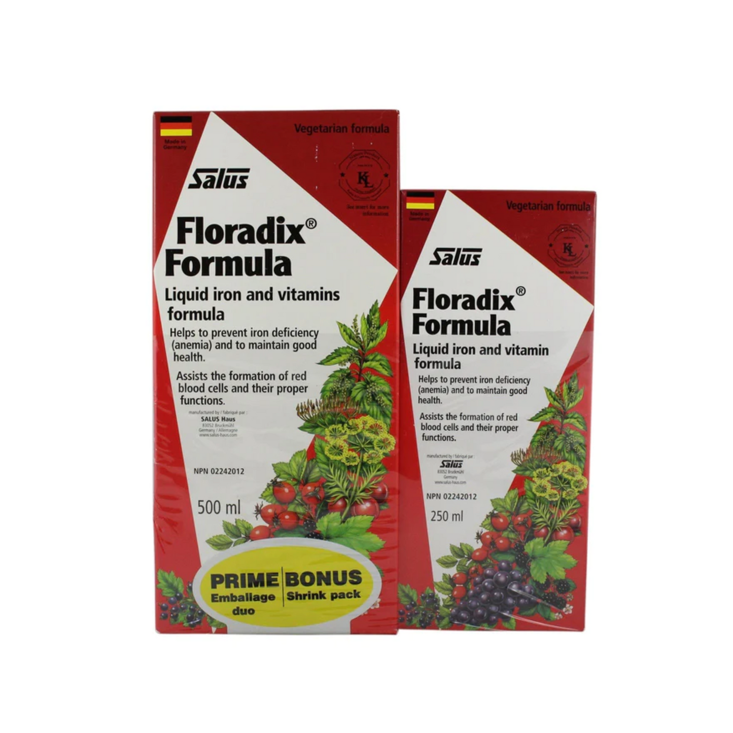 Salus Floradix Iron 500ml + 250ml Bonus Pack