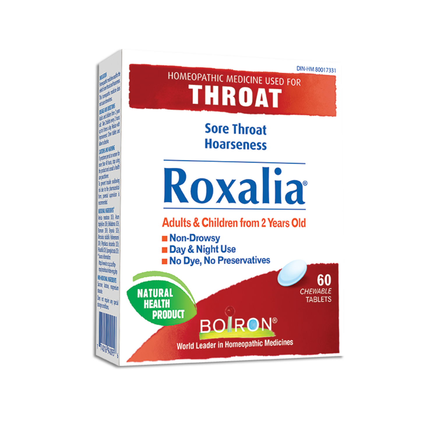 Boiron Roxalia 60 Chew Tabs